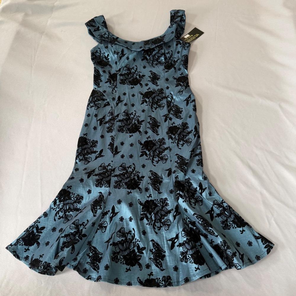 Voodoo Vixen Mermaid Dress Women's Large Retro Pinup 50s Rockabilly Swing NWT